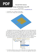 Tutorial: Patch Antenna Design and Simulation Using ADS: Kzeng2@buffalo - Edu