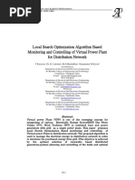 Local Search Optimization Algorithm Based Monitoring and Controlling of Virtual Power Plant For Distribution Network