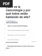 Qué Es La Cienciología y Por Qué Todos Están Hablando de Ella