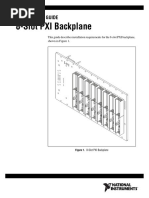 8-Slot PXI Backplane: Installation Guide