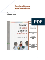 Enseñar El Juego, Jugar La Enseñanza - Sarle PDF