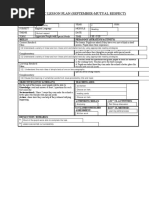 Year 2 Civic Lesson Plan (September-Mutual Respect) : Content Standard