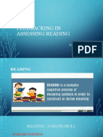 Feedbacking in Assessing Reading