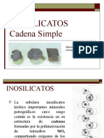 CLASE 22. INOSILICATOS Cadena Simple II