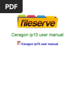 Ceragon Ip10 User Manual PDF