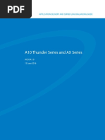 A10 Thunder Series and AX Series: Application Delivery and Server Load Balancing Guide