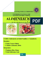 Aliemtacion y Nutricion Saludable