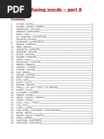 Confusing Words Part 8 Reading Comprehension Exercises Tests Writing Crea - 99462