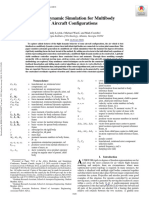 Flight Dynamic Simulation For Multibody Aircraft Con Figurations