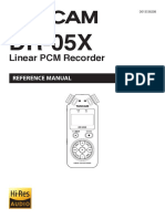 TASCAM DR-05X Manual PDF