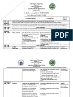 Weekly Home Learning Plan For GRADE 10 Week 6