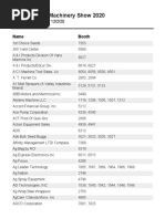 National Farm Machinery Show 2020: Name Booth