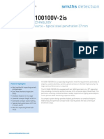 Hi-Scan 100100v-2is: Heimann X-Ray Technology New: 160 KV X-Ray Source - Typical Steel Penetration 37 MM