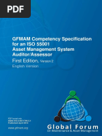 GFMAM Competency Specification For An ISO 55001 Asset Management System Auditor/Assessor