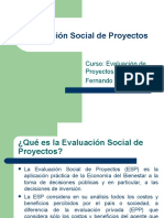 Evaluacion Social de Proyectos