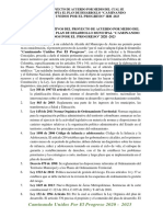 Proyeco de Acuerdo Plan de Desarrollo