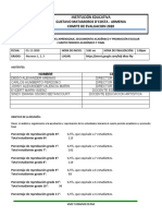 Comisión de Evaluación y Promoción - FINAL SECUNDARIA - NOVENOS