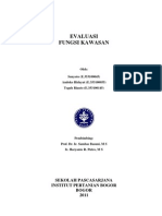 Evaluasi Fungsi Kawasan