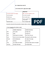 Órdenes Afirmativas y Negativas Con Tú