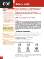 Particulate Theory of Matter