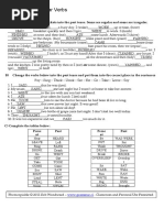 Irregular Verbs Activity