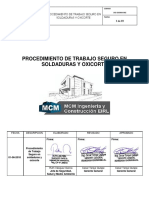 Sig-Ssoma-002 Procedimiento Escrito de Trabajo Seguro en Soldaduras y Oxicorte