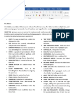 Microsoft Word 2013 Interface