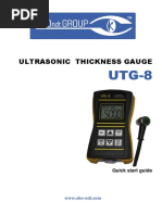 Ultrasonic Thickness Gauge: Quick Start Guide