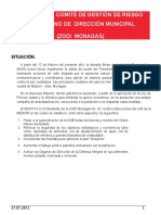 Comité de Gestión Social de Riesgo Organo Municipal