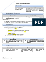 Foreign Currency Transactions and Translations