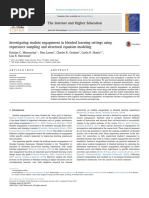 Investigating Student Engagement in Blended Learning Settings Usingexperience Sampling and Structural Equation Modeling