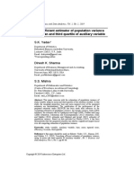 Searching Efficient Estimator of Population Variance Using Tri-Mean and Third Quartile of Auxiliary Variable