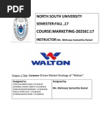 Course:Marketing-202:: North South University Semester:Fall, 17