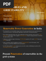 Renewables and Grid Stability