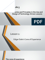 Theories and Principles in The Use and Design of Technology-Driven Lessons