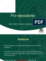 TEMA 8. - PREOPERATORIO y POSTOPERATORIO