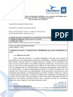 Plano de Aula - Estágio Claretiano No Ensino Médio 2