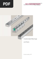 Customized Bearings and Racks - Product Catalog EN