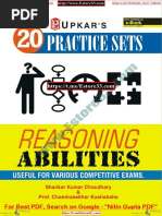 20 Practise Set of Reasoning PDF in English (For More Book - WWW - Nitin-Gupta - Com) PDF