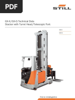 GX-X/GX-Q Technical Data Stacker With Turret Head/Telescopic Fork