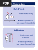 Thormes de Thvenin Et de Norton PDF