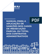 Manual para Aplicações de Sanções em Contratos Administrativos - Versao3 PDF