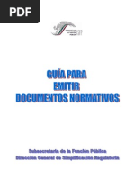 Guia para Emitir Documentos Normativos