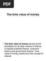 The Time Value of Money