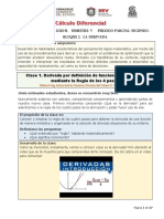 Cálculo Diferencial 2do Parcial