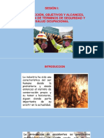 Sesión I: Introducción, Objetivos Y Alcances, Definición de Términos de Seguridad Y Salud Ocupacional