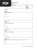 CS10-8L: Computer Programming Laboratory Exercise #1: Getting Started