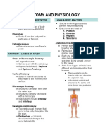 Anatomy and Physiology Notes