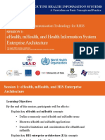 Module 8 - Session 1 PowerPoint - Ehealth - Mhealth - and HIS EA