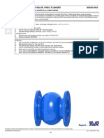 Avk Silent Check Valve, Pn25, Flanged 903/20-002: DN65-400, Epoxy Coated, Ductile Iron, Metal Seated